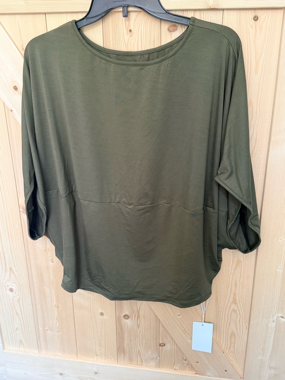 Halara Round Neck Batwing Top